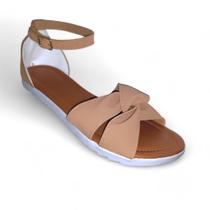 Sandália Feminina Rasteirinha Solado Flat Cruzada com Ajuste Fivela- Praticidade e Versatalidade Sandália Feminina Rasteirinha Solado Flat Cruzada com Ajuste Fivela- Praticidade e Versatalidade