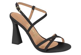 Sandália feminina salto alto ampulheta taça carretel metalizada Vizzano 6487.200 Sandália feminina salto alto ampulheta taça carretel metalizada Vizzano 6487.200