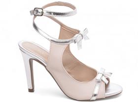 Sandália Feminina Salto Alto Fino Bico Fino Premium Luxo 9,5 cm Torricella