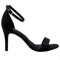 Sandalia Feminina Salto Alto Fino Via Uno Classica 873002