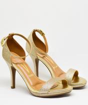 Sandalia Feminina Salto Alto Glamour Brilho Vizzano 6210655