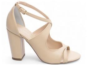 Sandália Feminina Salto Alto Grosso 8,5 cm Torricella