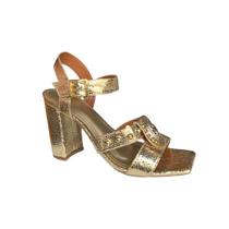 Sandalia feminina salto alto grosso alma shoes sbl010-040 - 36