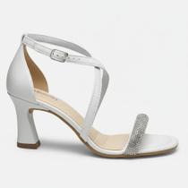 Sandália Feminina Salto Alto Mississipi Napa Fivela MB862