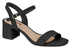 Sandália Feminina Salto Baixo Bloco Moleca Conforto 54961019