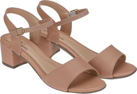 Sandália Feminina Salto Baixo Confortável barata s2n