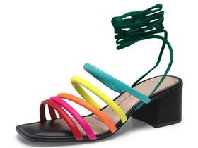 Sandália Feminina Salto Baixo Dakota Z9743 Sandália Feminina Salto Baixo Dakota Z9743