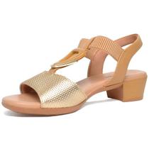 Sandália Feminina Salto Baixo Estilo Conforto Casual Usaflex Sandália Feminina Salto Baixo Estilo Conforto Casual Usaflex