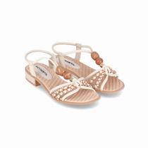 Sandalia feminina salto baixo piccadilly taila - 590023