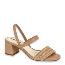 Sandália Feminina Salto Bloco Calce Fácil Moleca 5496.114