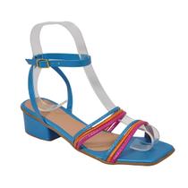 Sandália Feminina Salto Bloco Casual Tamanco Com Traseira Lançamento Verão Elegante Promoção 19-944 Sandália Feminina Salto Bloco Casual Tamanco Com Traseira Lançamento Verão Elegante Promoção 19-944