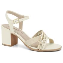 Sandália Feminina Salto Bloco Coconut Ramarim 2431206-0001