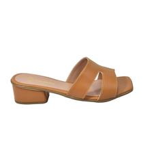 Sandália Feminina Salto Bloco Elegante Casual Tamanco Lançamento Verão 19-898 Sandália Feminina Salto Bloco Elegante Casual Tamanco Lançamento Verão 19-898