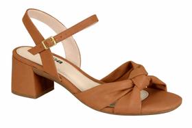 Sandália Feminina Salto Bloco Moleca 5496.122 Sandália Feminina Salto Bloco Moleca 5496.122