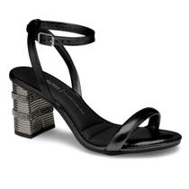 Sandália Feminina Salto Bloco Namaste Preto Dakota Y7541-0007
