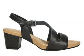 Sandália Feminina Salto Bloco Preta - Cód Y8213001 Sandália Feminina Salto Bloco Preta - Cód Y8213001