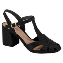 Sandália Feminina Salto Bloco Preto Beira Rio 8436.242