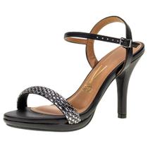 Sandália feminina salto fino vizzano - 62101039 Sandália feminina salto fino vizzano - 62101039