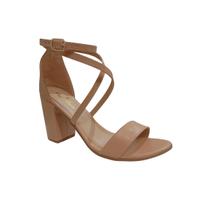 Sandália Feminina Salto Grosso 8,5cm Moda Evangélica Clássica Festa Social Confortável Elegante Sandália Feminina Salto Grosso 8,5cm Moda Evangélica Clássica Festa Social Confortável Elegante