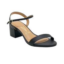 Sandalia Feminina Salto Grosso Bloco Baixo Confortavel Original Vizzano 6291.900