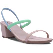 Sandália Feminina Salto Grosso Bloco Casual Tiras AF3.06 Z Sandália Feminina Salto Grosso Bloco Casual Tiras AF3.06 Z