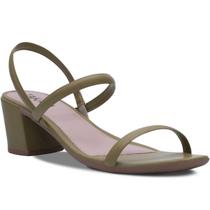 Sandália Feminina Salto Grosso Bloco Casual Tiras AF3.06 Z Sandália Feminina Salto Grosso Bloco Casual Tiras AF3.06 Z