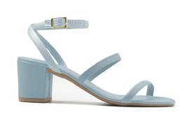 Sandalia Feminina Salto Grosso Bloco Confort Cores Moda Sandalia Feminina Salto Grosso Bloco Confort Cores Moda