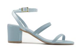 Sandalia Feminina Salto Grosso Bloco Confort Cores Moda Sandalia Feminina Salto Grosso Bloco Confort Cores Moda