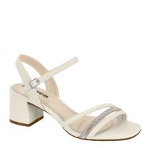 Sandália Feminina Salto Grosso Moleca Conforto Casual Verão Sandália Feminina Salto Grosso Moleca Conforto Casual Verão