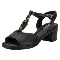 Sandália feminina salto grosso piccadilly 566060