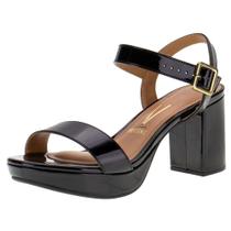 Sandália feminina salto grosso vizzano - 6425110