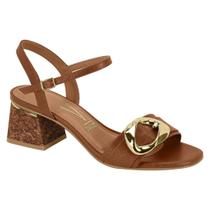 Sandalia Feminina Salto Medio Bloco Vizzano 6428155 Sandalia Feminina Salto Medio Bloco Vizzano 6428155