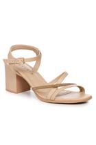 Sandália Feminina Salto Quadrado Brilho - Ramarim Sandália Feminina Salto Quadrado Brilho - Ramarim