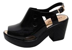 Sandália Feminina Sandal Boot Alta Monocolor moda confortável elegante Miss Miss 10257