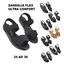 Sandália Feminina Sapato Salto Baixo Dubelli Flex Ultra Confort MG106 - LB