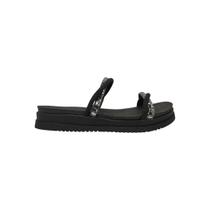 Sandália Feminina Slide Plataforma Macia Com Brilho Strass Glamour Mississipi Mb301 Sandália Feminina Slide Plataforma Macia Com Brilho Strass Glamour Mississipi Mb301