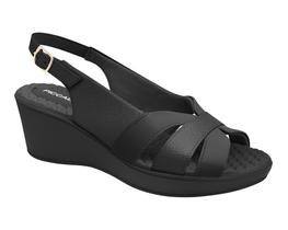 Sandália feminina slingback piccadilly 540370 salto anabela 5 cm Sandália feminina slingback piccadilly 540370 salto anabela 5 cm