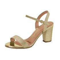 Sandalia Feminina Social Salto Bloco Vizzano 6262.474