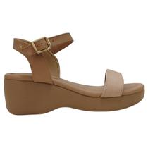 Sandália Feminina Softli com Salto Flatform e Tira Ajustável