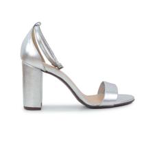 Sandália Feminina Solis Brasil Cristal Couro Prata - 3078