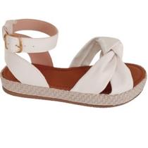 Sandalia feminina Spadrile Anabela rasteira feminina Blogueira Flatform Espartilhe Antiderrapante Corda Tratorada