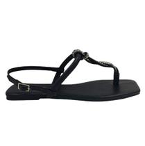 Sandália Feminina Sua Cia Casual Bico Quadrado 8230.15606