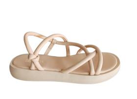 Sandália Feminina Sua Cia Flat Form Com Tiras 828514369