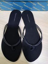 Sandalia feminina tira rolete cadarco a fio nobuck plus preto / tira rolete 15mm napa olympia preto Sandalia feminina tira rolete cadarco a fio nobuck plus preto / tira rolete 15mm napa olympia preto