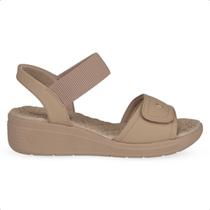 Sandalia Feminina tiras autocolantes ortopedica joanete Comfortflex 24-86403 Sandalia Feminina tiras autocolantes ortopedica joanete Comfortflex 24-86403