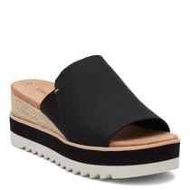 Sandália feminina TOMS Diana Mule, tela preta, tamanho 8,5 EUA