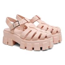 Sandália Feminina Tratorada Confortável Fisherman Aranha Sandália Feminina Tratorada Confortável Fisherman Aranha