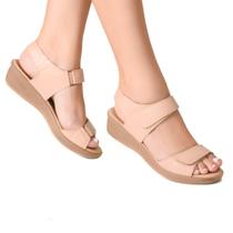 Sandália Feminina Ultra Conforto Anabela Ortopédica Para Esporão Sandália Feminina Ultra Conforto Anabela Ortopédica Para Esporão