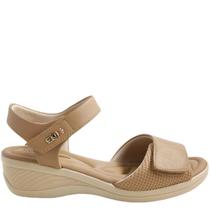 Sandália Feminina Ultra Conforto Casual Salto Baixo com Tiras Aderentes Comfortflex 2388403 Sandália Feminina Ultra Conforto Casual Salto Baixo com Tiras Aderentes Comfortflex 2388403