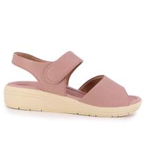 Sandália Feminina Usaflex Anabela Antik Rosa - AK0501